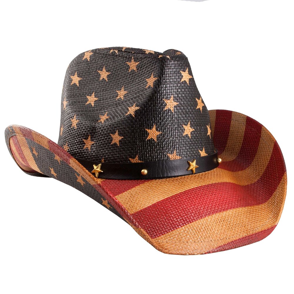 1282 Western Outback Cowboy Hat 's Style Classic Straw Western Cowgirl Hat